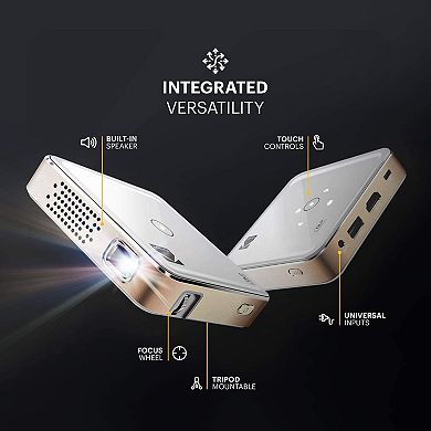 Luma 75 Ultra Mini Portable Projector, 1080p LED Projector