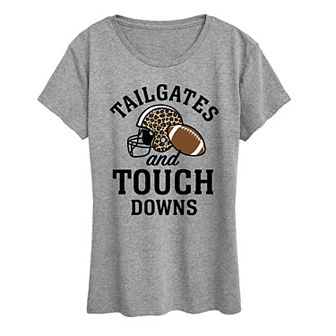 Women's Tailgates Touchdowns Graphic Tee