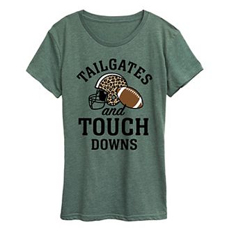 Women's Tailgates Touchdowns Graphic Tee