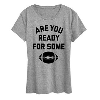 Women's Ready For Some Football Graphic Tee