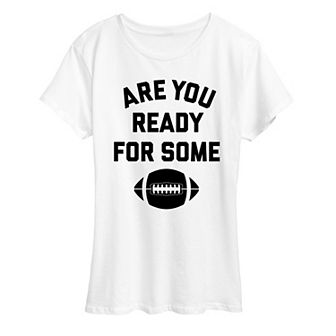 Women's Ready For Some Football Graphic Tee