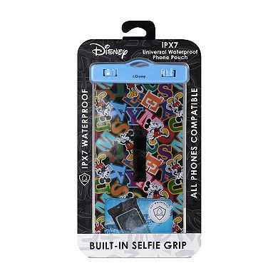 Disney's Mickey Mouse Block Letters IPX7 Waterproof Phone Pouch