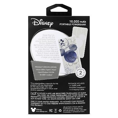 Disney's Mickey Mouse Watercolor 10000Mah Power Bank