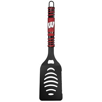 NCAA Wisconsin Badgers Steel Black Spatula with Bottle Opener