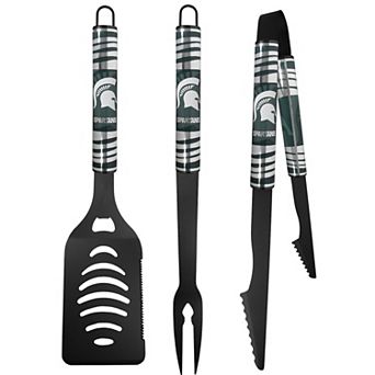 NCAA Michigan State Spartans 3 pc Black Tailgater BBQ Set