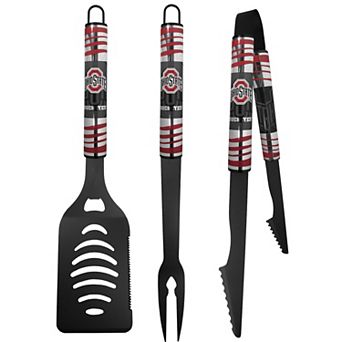 NCAA Ohio State Buckeyes 3 pc Black Tailgater BBQ Set