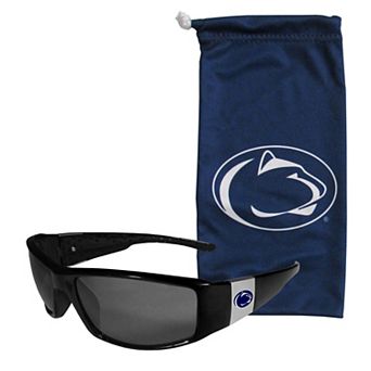 Penn State Nittany Lions Chrome Wrap Sunglasses with Microfiber Bag