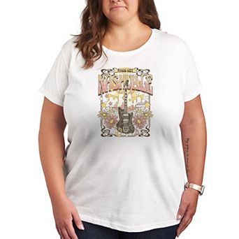 Plus Nashville Music Poster Graphic Tee