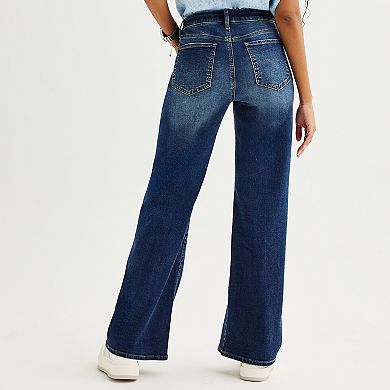 Juniors' Project Indigo Mid-Rise Stovepipe Jeans