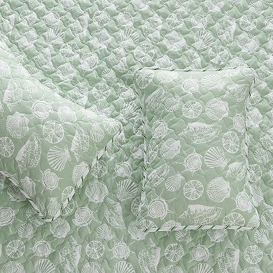 Madelinen® Coastal Seashell Reversible Quilt Set with Shams