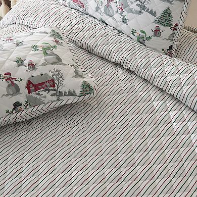 Madelinen® Winter Holiday Lodge Quilt Set with Shams