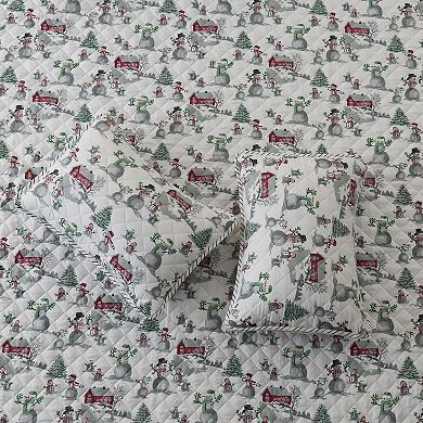 Madelinen® Winter Holiday Lodge Quilt Set with Shams