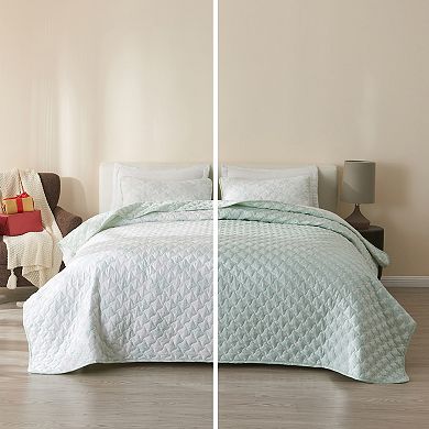 Madelinen® Winter Large Snowflake Reversible Quilt Set with Shams
