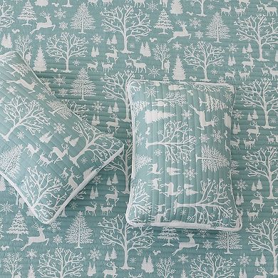 Madelinen® Enchanted Forest Reversible Quilt Set with Shams