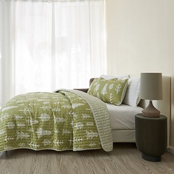 Madelinen® All Season Rustic Forest Reversible Quilt Set with Shams