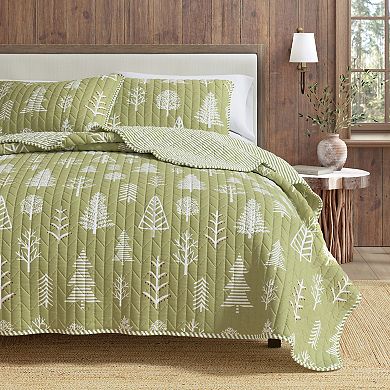Madelinen® All Season Rustic Forest Reversible Quilt Set with Shams