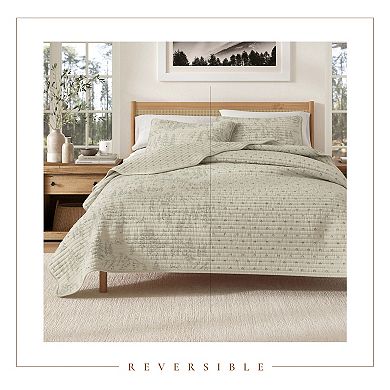 Madelinen® All Season Rustic Bear Reversible Quilt Set with Shams