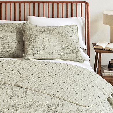 Madelinen® All Season Rustic Bear Reversible Quilt Set with Shams