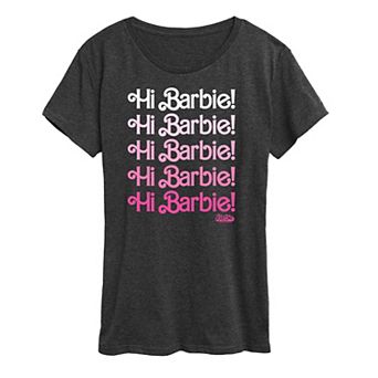 Women's Barbie The Movie Hi Barbie Graphic Tee