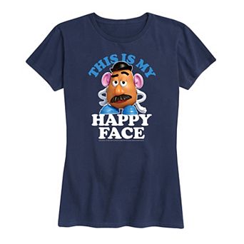 Disney / Pixar's Toy Story Mr. Potato Head Women's Happy Face Graphic Tee