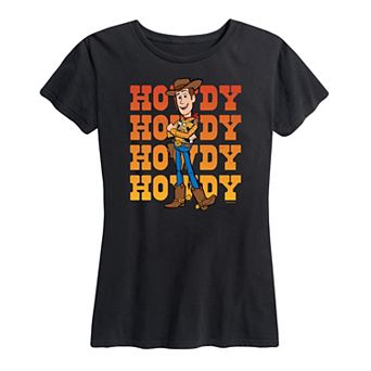 Disney / Pixar's Toy Story Woody Women's Howdy Graphic Tee