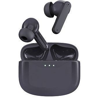 Visual Land SOUNDWAVE A1 v2 Active Noise Cancelling Earbuds with Fast Charge, 6-Mics, 40H Total Playtime (2024 Edition)