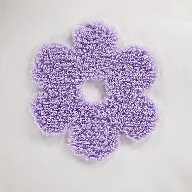 Intelligent Design Madeline Floral Reversible Tufted Chenille Comforter Set with Flower Throw Pillow