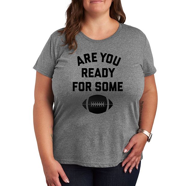 Plus size best sale football tee