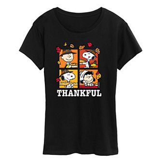 Women's Peanuts Thankful Graphic Tee