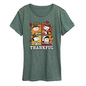 Women's Peanuts Thankful Graphic Tee