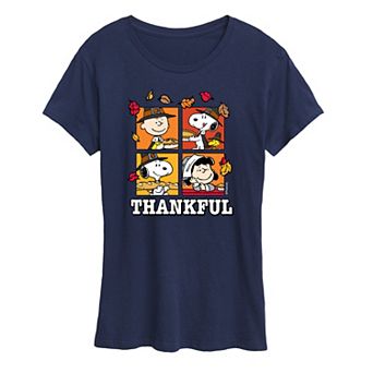 Women's Peanuts Thankful Graphic Tee