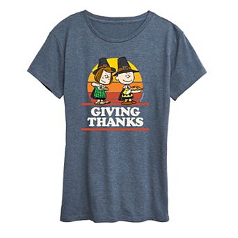 Women's Peanuts Giving Thanks Graphic Tee