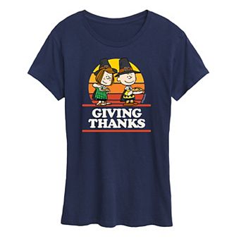 Women's Peanuts Giving Thanks Graphic Tee