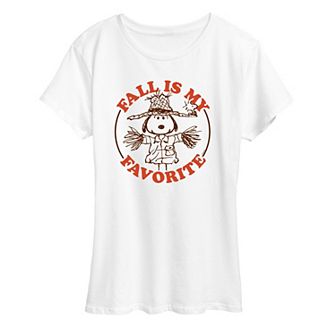 Women's Peanuts Snoopy & Woodstock Fall Is My Favorite Graphic Tee