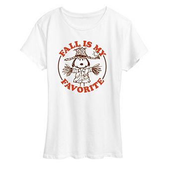 Women's Peanuts Snoopy & Woodstock Fall Is My Favorite Graphic Tee