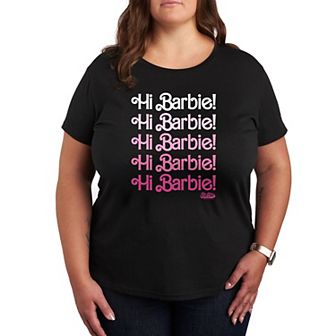 Plus Size Barbie The Movie Hi Barbie Graphic Tee