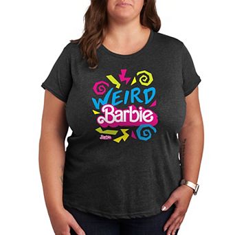 Plus Size Barbie The Movie Weird Barbie Graphic Tee