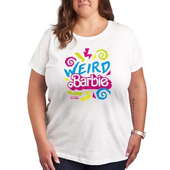 Plus Size Barbie The Movie Weird Barbie Graphic Tee