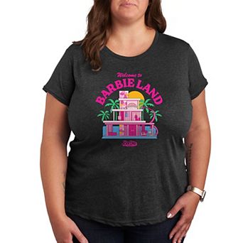 Plus Size Barbie The Movie Barbie Land Graphic Tee