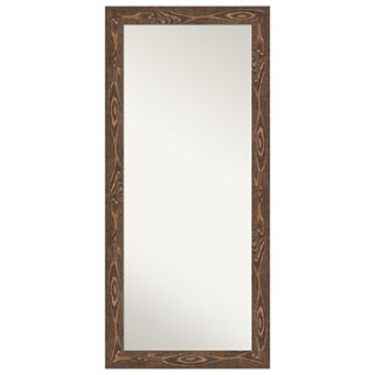 Bridget Black Wood Full Length Floor Leaner Mirror
