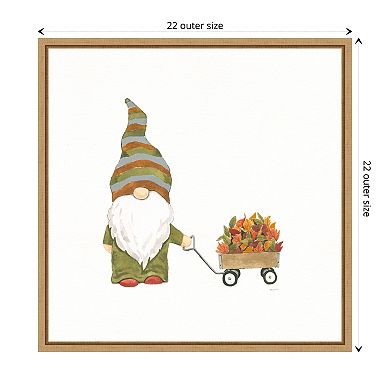 Harvest Gnomes II by Jenaya Jackson Framed Canvas Wall Art Print