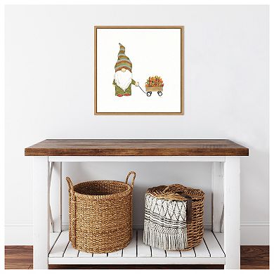 Harvest Gnomes II by Jenaya Jackson Framed Canvas Wall Art Print