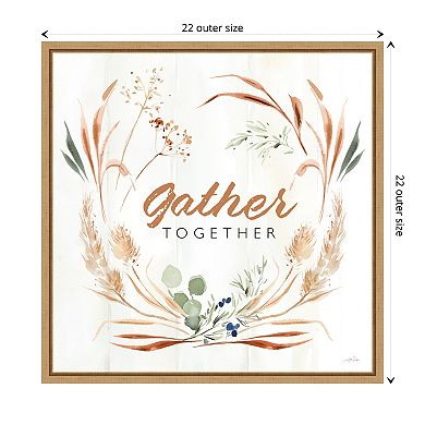 Autumn Ramble V Together by Katrina Pete Framed Canvas Wall Art Print