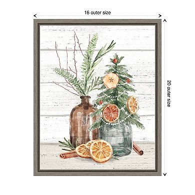 Seasonal Market III by Mary Urban Framed Canvas Wall Art Print