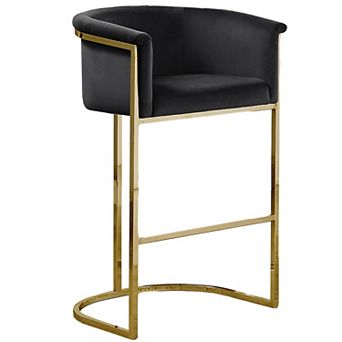 Best Quality Furniture Upholstered Barstool with Iron Base (Set of 1)