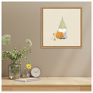 Harvest Gnomes I Neutral by Jenaya Jackson Framed Canvas Wall Art Print