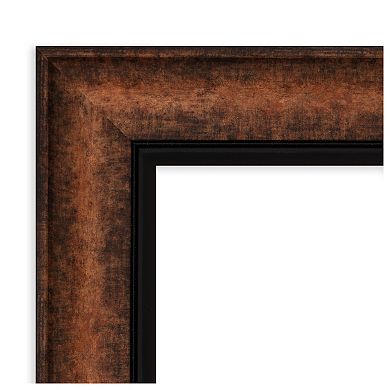 Vogue Black Full Length Floor Leaner Mirror