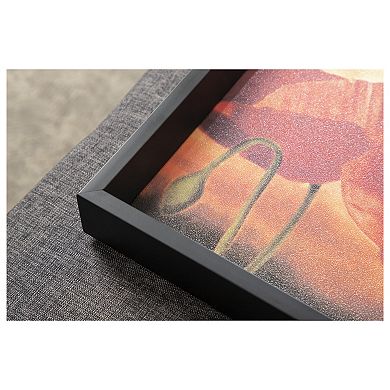 Decorative Wood Ottoman/Coffee Table Tray Featuring In the Sun