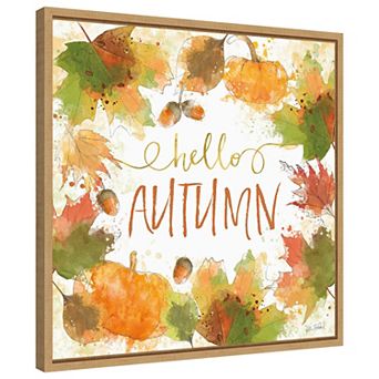 Harvest Splash I by Katie Pertiet Framed Canvas Wall Art Print