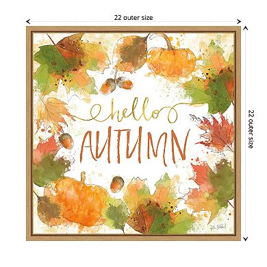 Harvest Splash I by Katie Pertiet Framed Canvas Wall Art Print